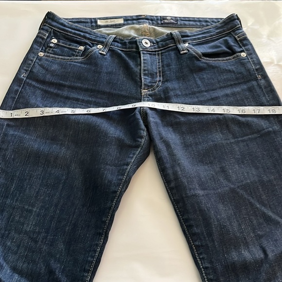 Ag Adriano Goldschmied The Stilt Cigarette Leg Mid Rise Size 28R - Picture 5 of 16